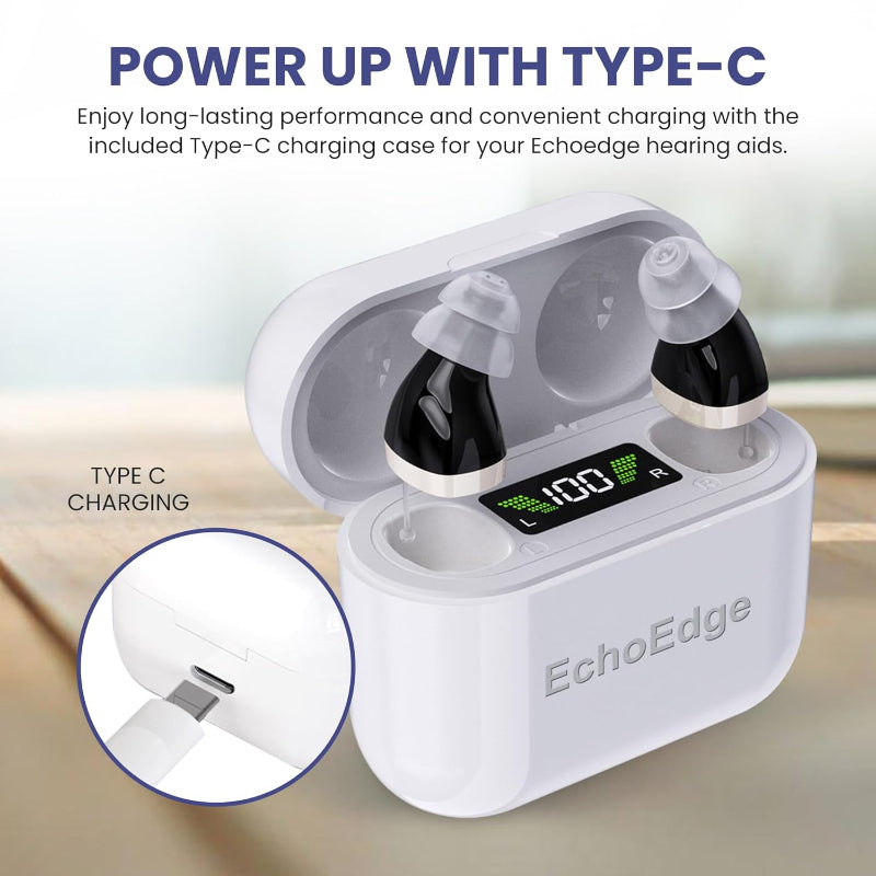 EchoEdge Rechargeable Invisible Hearing Amplifier