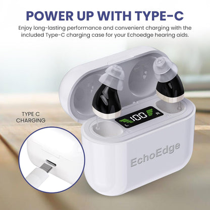 EchoEdge Rechargeable Invisible Hearing Amplifier